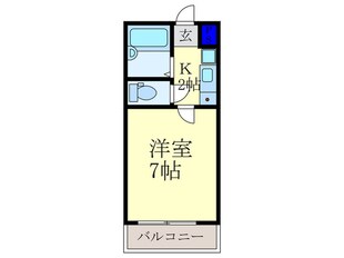 ロイヤルコーポ紫野Ⅰの物件間取画像